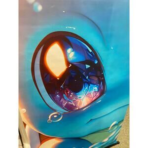 Pokemon SquirtleWall Scroll Tapestry Print On Synthetic Canvas